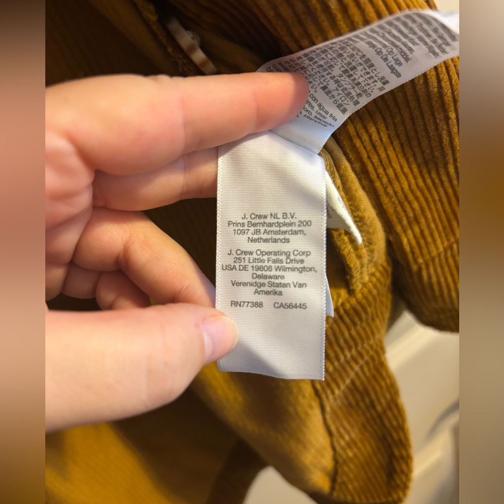 Madewell Golden Tan Corduroy Shacket - Picture 4 of 7